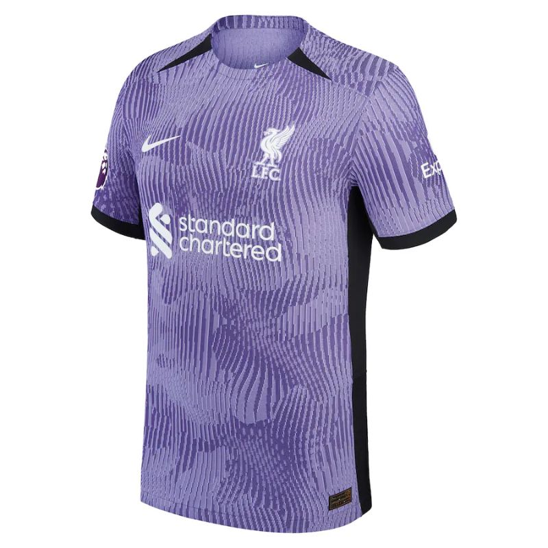 Mohamed Salah Liverpool Shirt 2023/24 Third Player Jersey - Purple