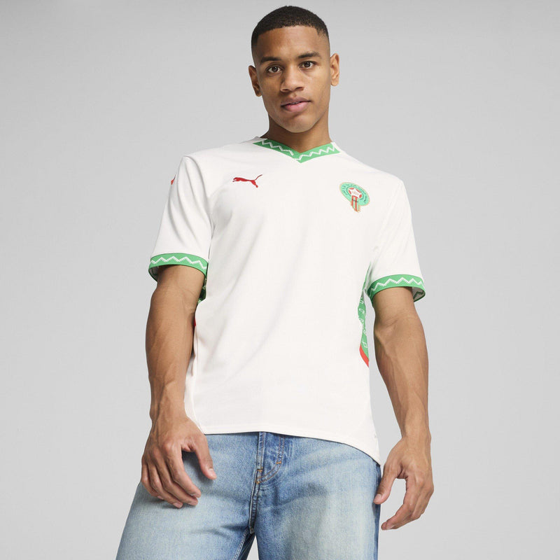 Morocco Away Puma Shirt 2025 Custom Jersey - White