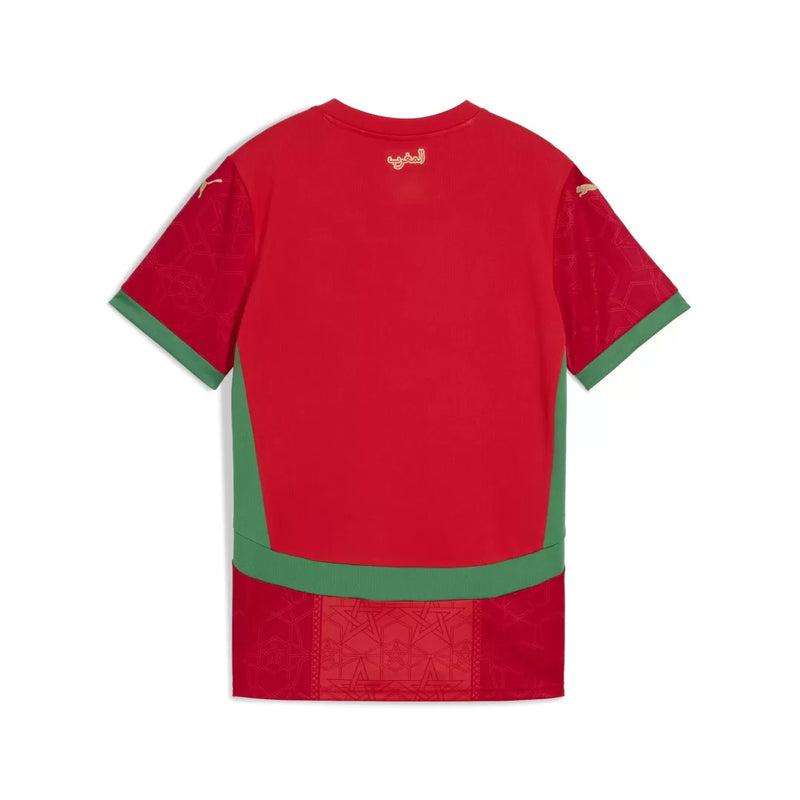 Morocco Home Puma Shirt 2025 Custom Jersey - Red