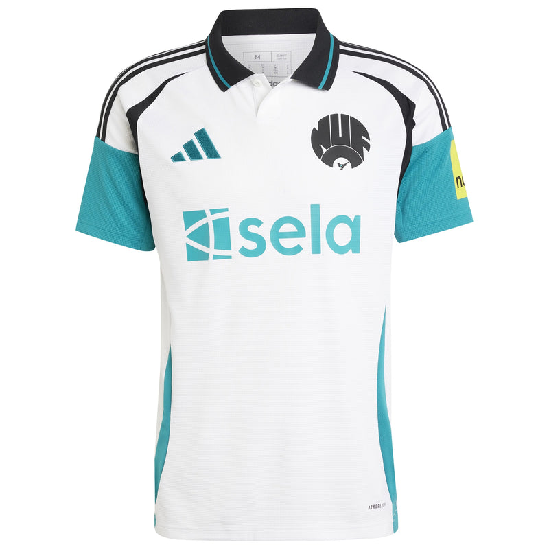 Newcastle United adidas 2024/25 Third Custom Jersey - White