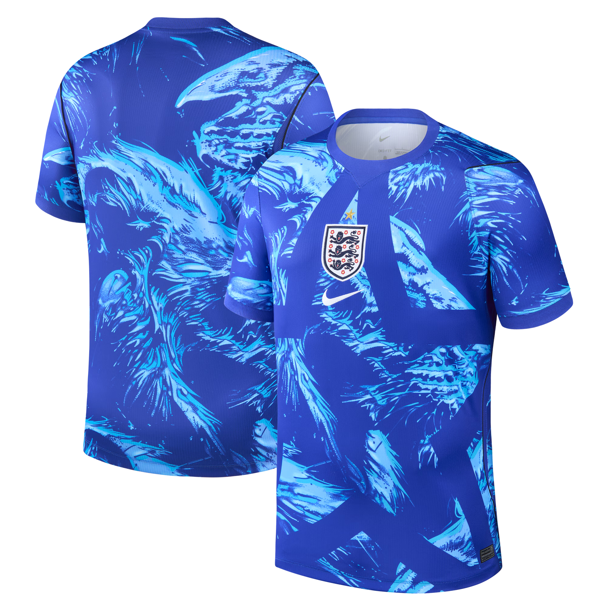 Nike England National Team 2026 Goalkeeper Stadium Jersey - Astronomy Blue/Black - Jersey Teams World