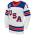 Nike Jack Eichel #9 USA Hockey 2026 Away Jersey - White - Jersey Teams World