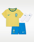 Nike Kids' Brazil National Team 2026 Home 3-Piece Kit - Canary/Light Menta - Jersey Teams World