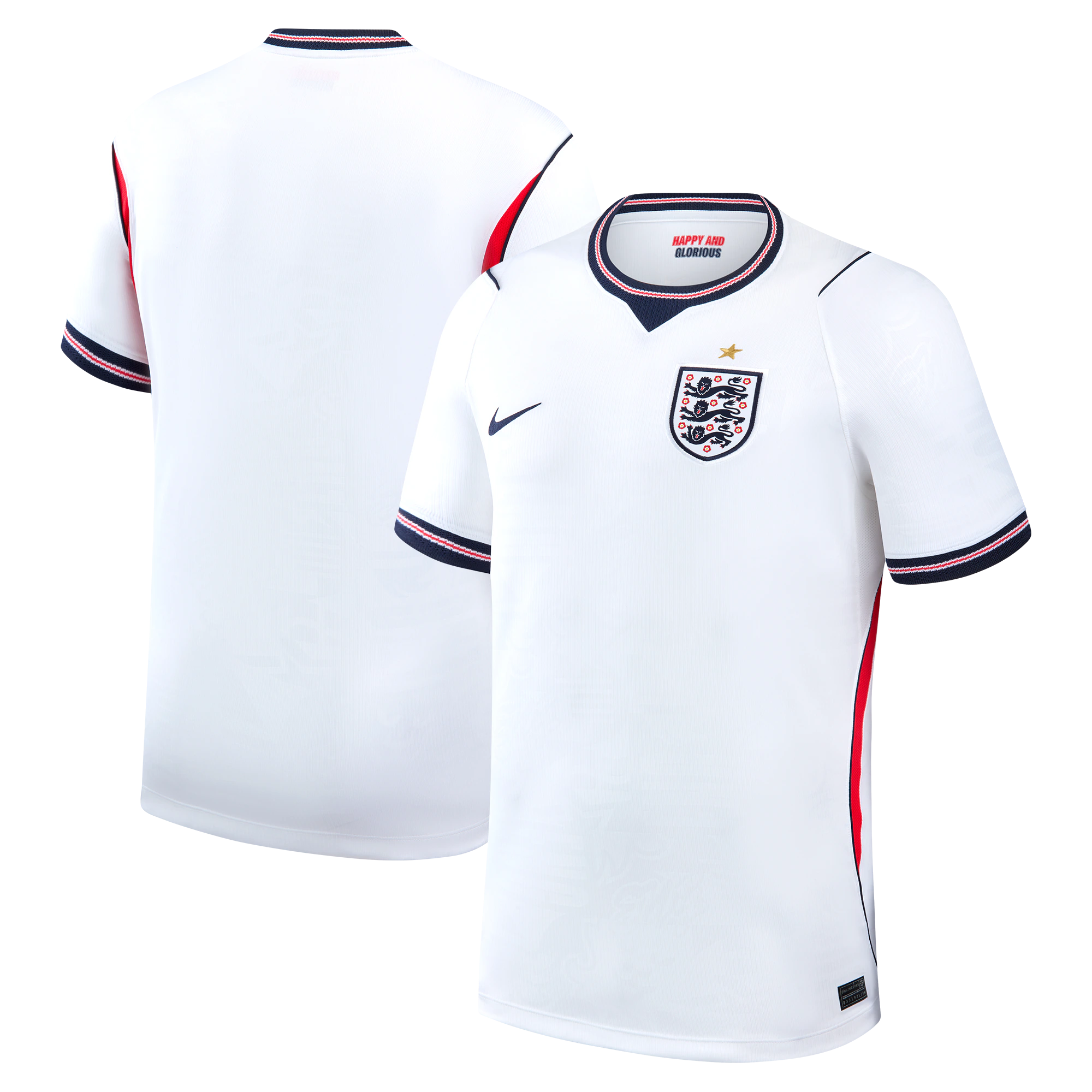 Nike England National Team 2026 Home Stadium Jersey - White/Obsidian - Jersey Teams World