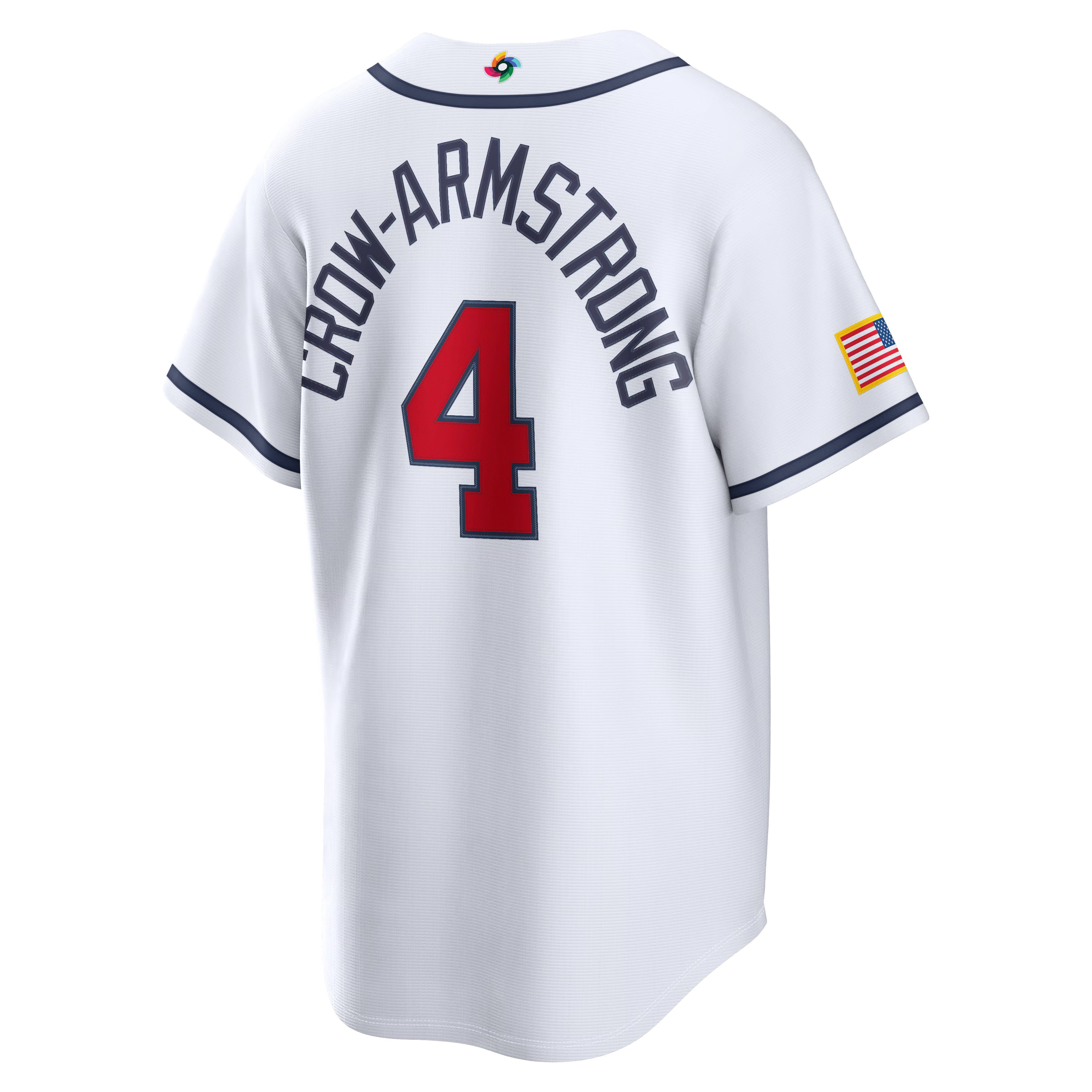 Nike USA Baseball 2026 World Baseball Classic Home Stadium Jersey – Pete Crow-Armstrong #1 – White - Jersey Teams World
