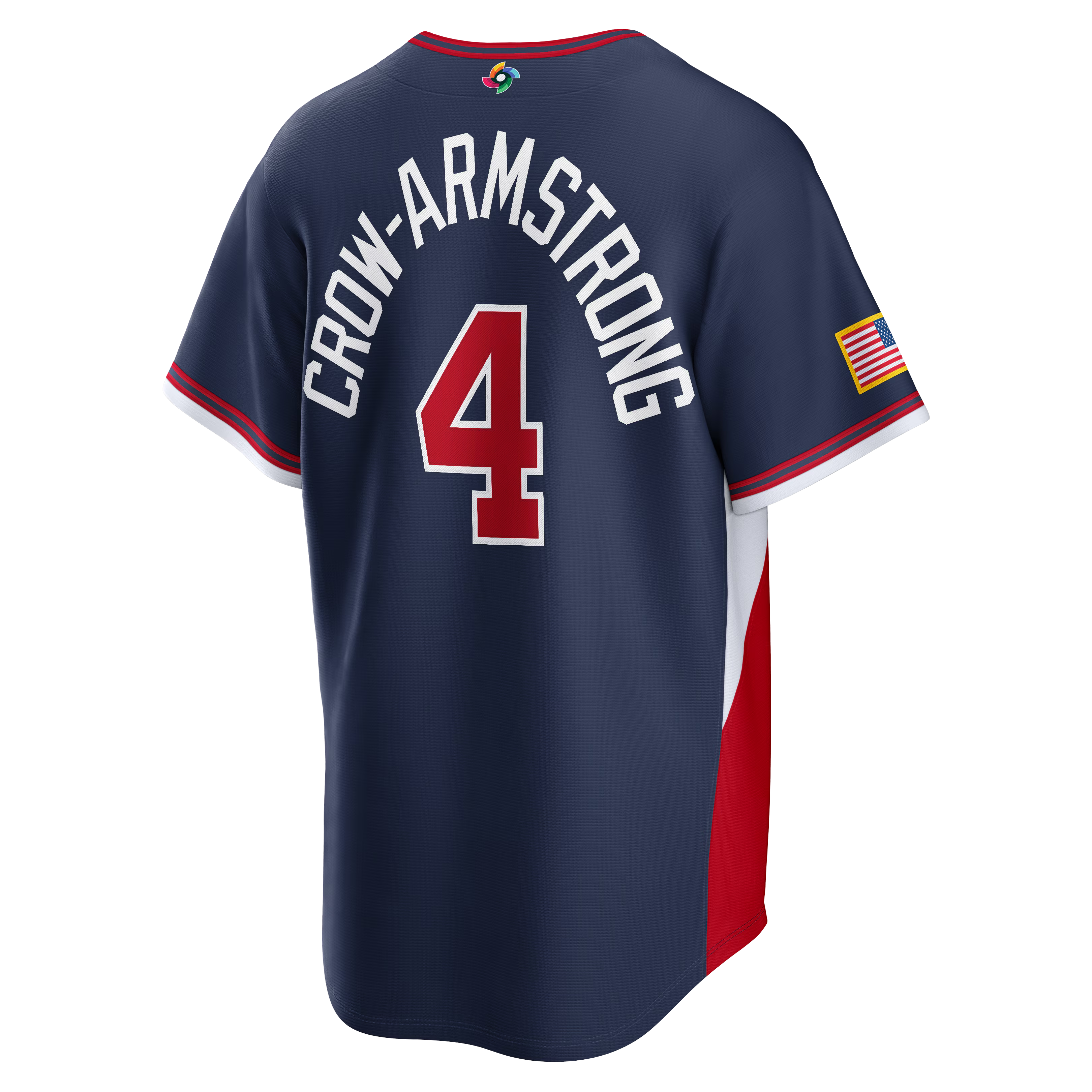 Nike USA Baseball 2026 World Baseball Classic Road Stadium Jersey – Pete Crow-Armstrong – Navy