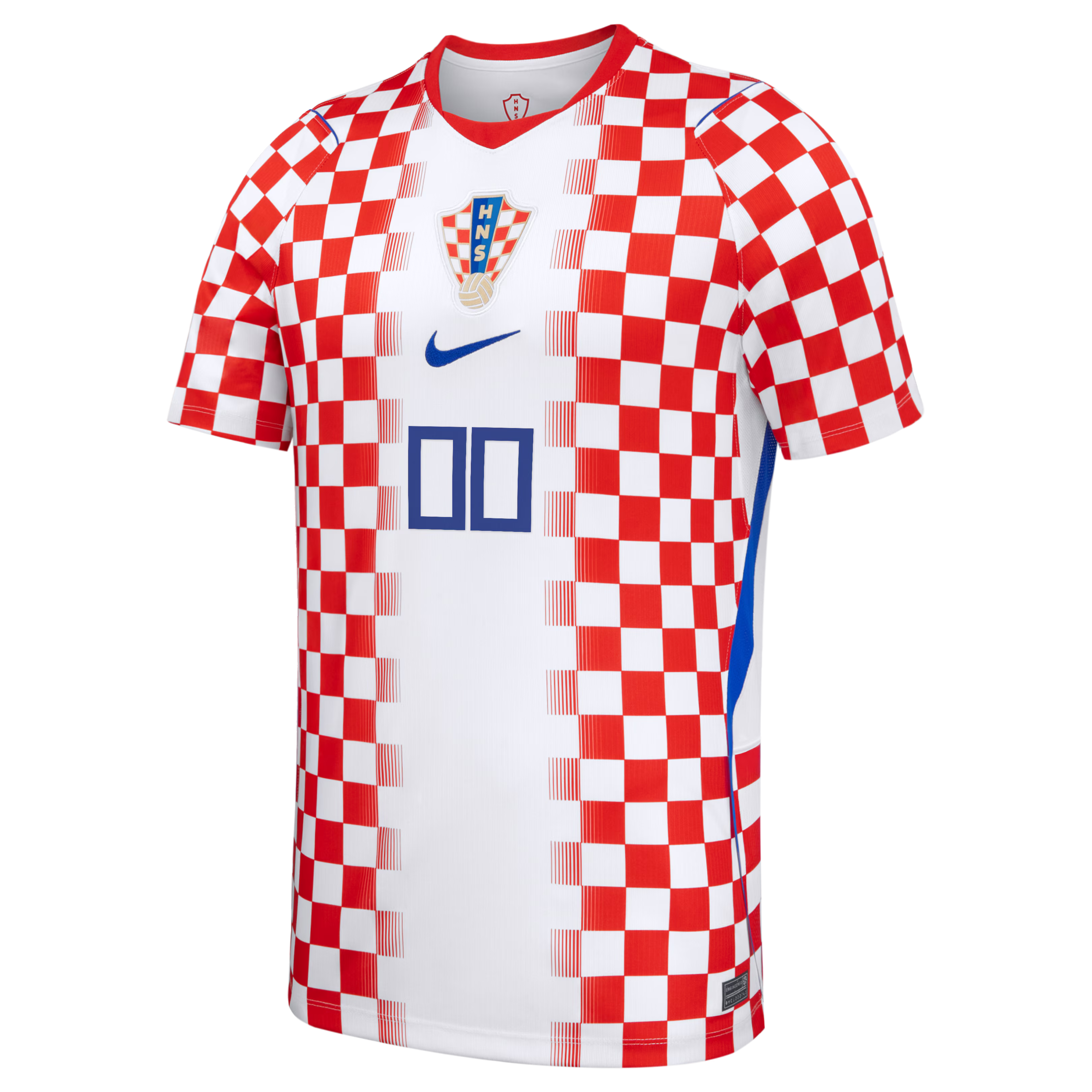 Official Croatia National Team Nike 2026 Home Stadium Replica Custom Jersey - White