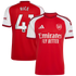 Official Declan Rice Arsenal adidas 2026/27 Home Replica Jersey - Red Midfielder Soccer Gear