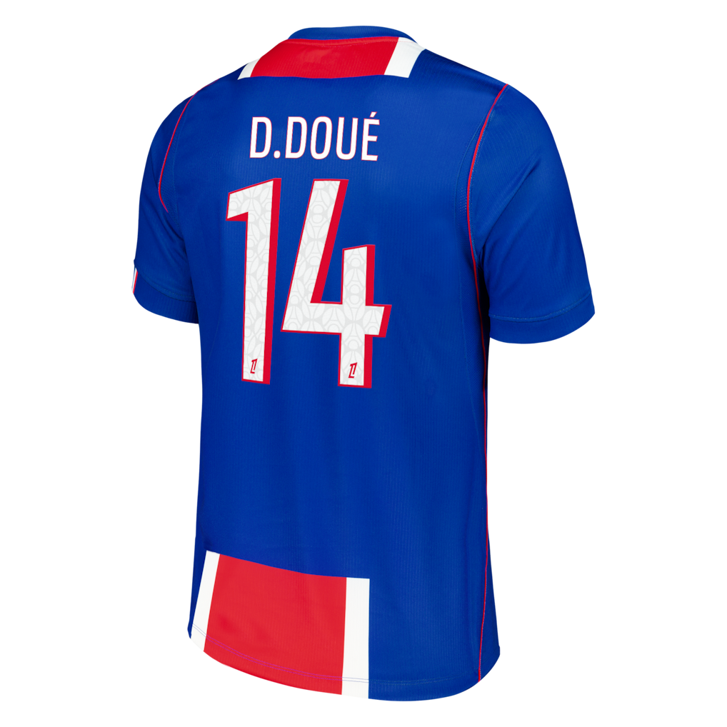 Official Désiré Doué Paris Saint-Germain Nike 2026/27 Home Stadium Replica Jersey - Blue