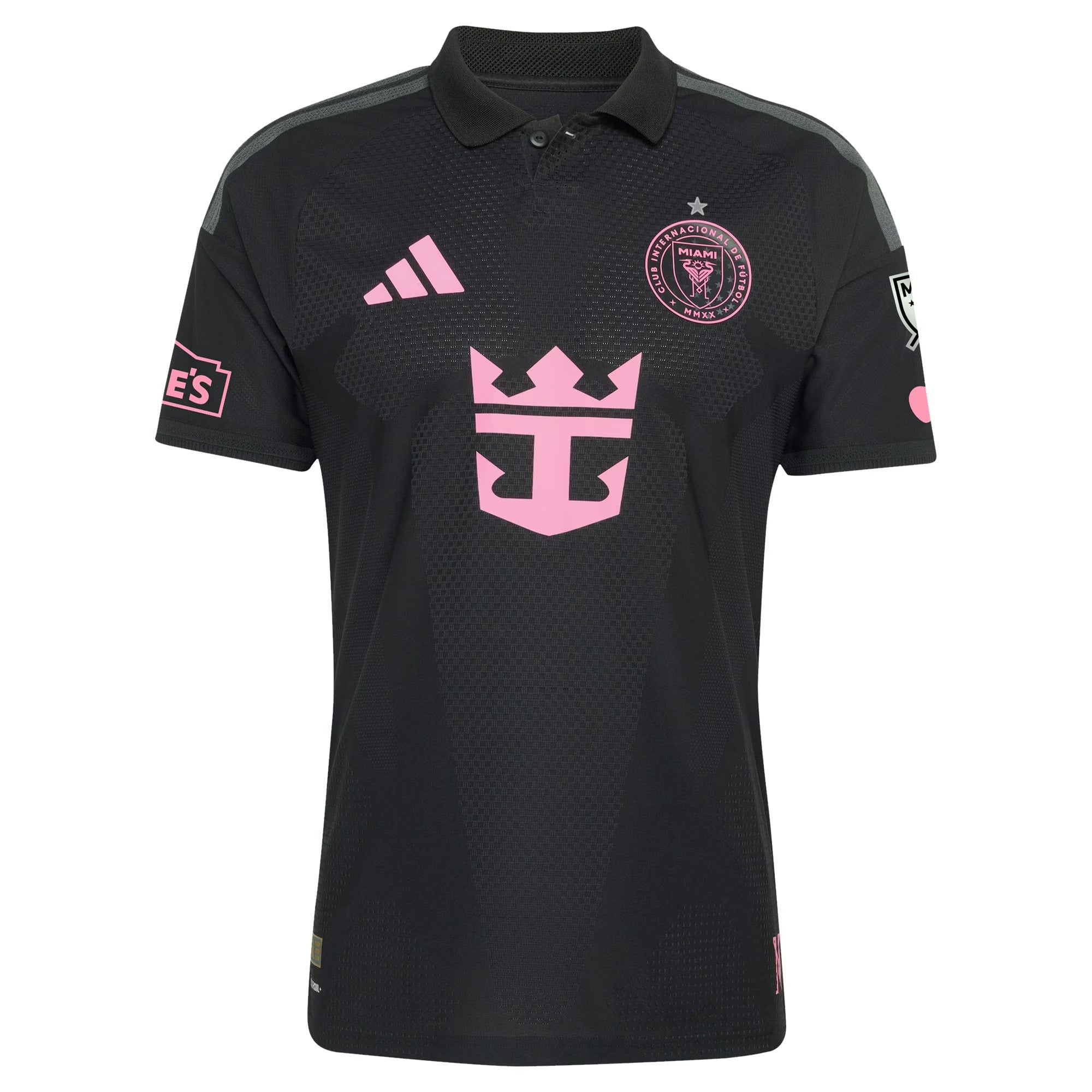 Official Lionel Messi Inter Miami CF adidas 2026 Presagio On-Field Patch Custom Jersey - Black - Jersey Teams World