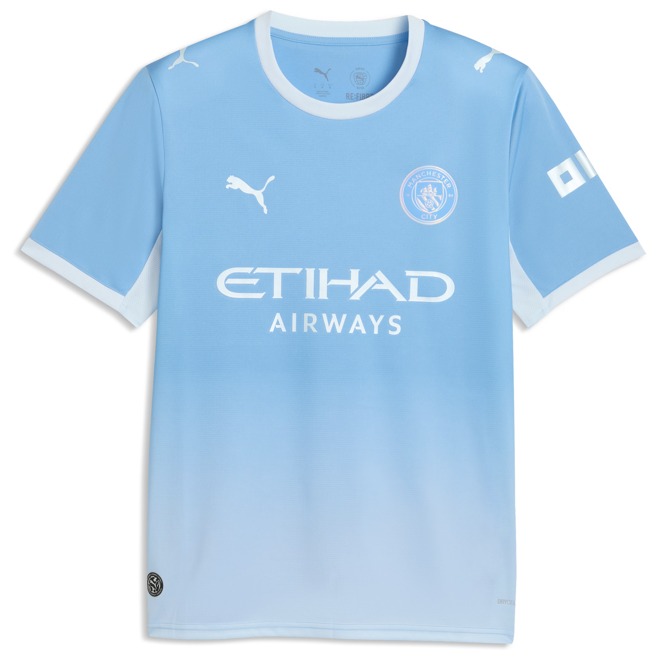 Official Manchester City Puma 2026/27 Home Replica Custom Jersey - Light Blue