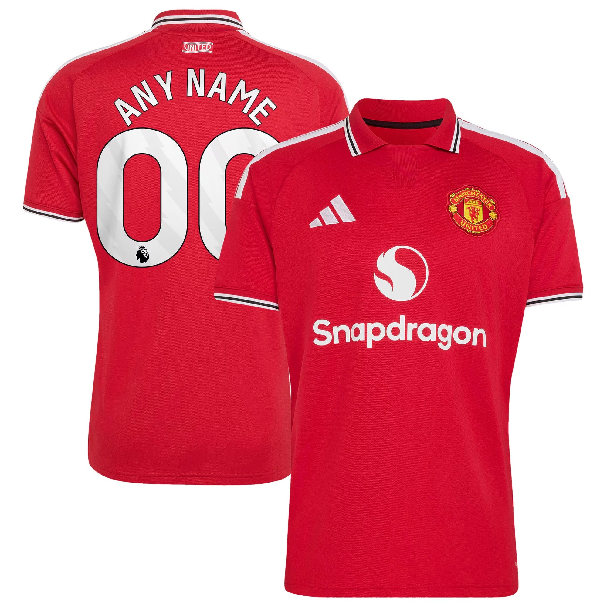 Official Manchester United adidas 2026/27 Home Replica Custom Jersey - Red