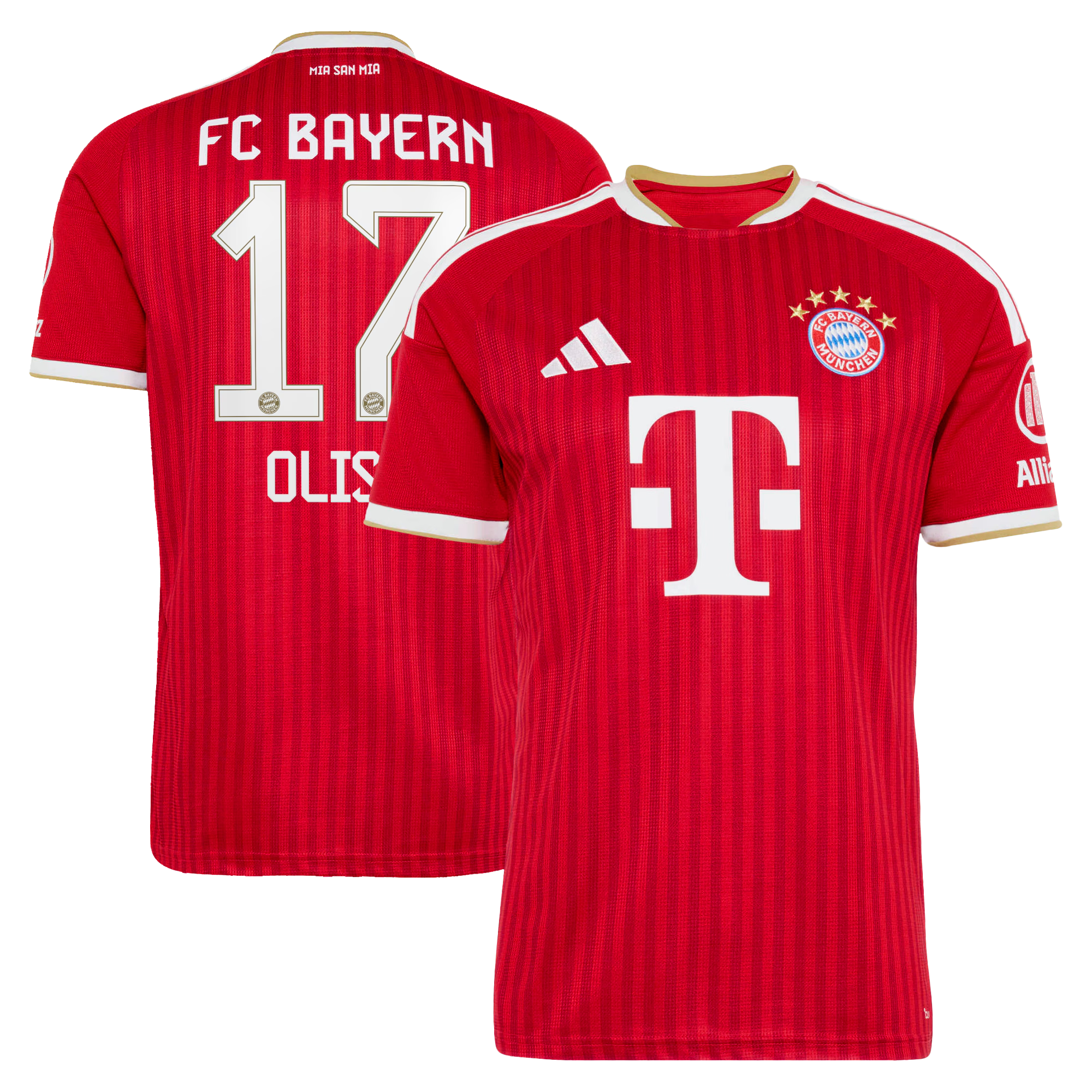 Official Michael Olise Bayern Munich adidas 2026/27 Home Replica Jersey - Red