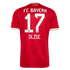 Official Michael Olise Bayern Munich adidas 2026/27 Home Replica Jersey - Red