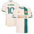 Official Miguel Almirón Atlanta United FC adidas 2026 Spirit of '96 Match Jersey – Secondary Tan - Jersey Teams World