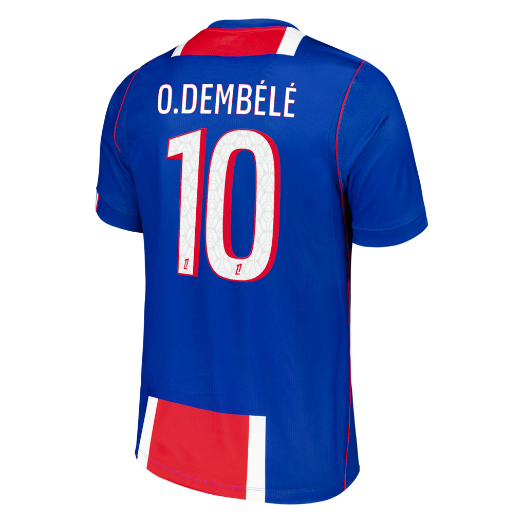 Official Ousmane Dembélé Paris Saint-Germain Nike 2026/27 Home Stadium Replica Jersey - Blue