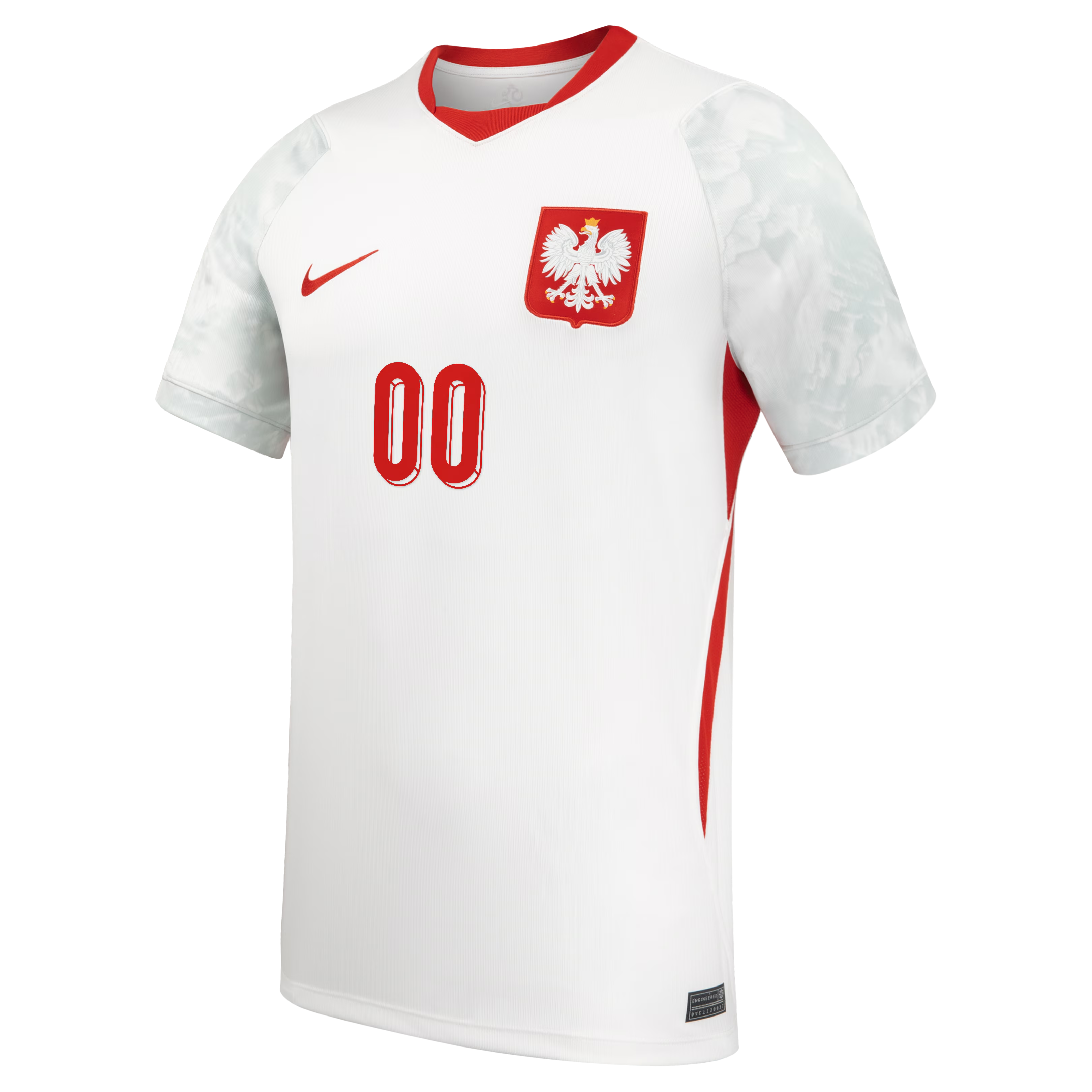 Official Poland National Team Nike 2026 Home Stadium Replica Custom Jersey - White