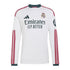Official Real Madrid adidas 2026/27 Home Replica Custom Long Sleeve Jersey - White