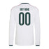 Official Real Madrid adidas 2026/27 Home Replica Custom Long Sleeve Jersey - White