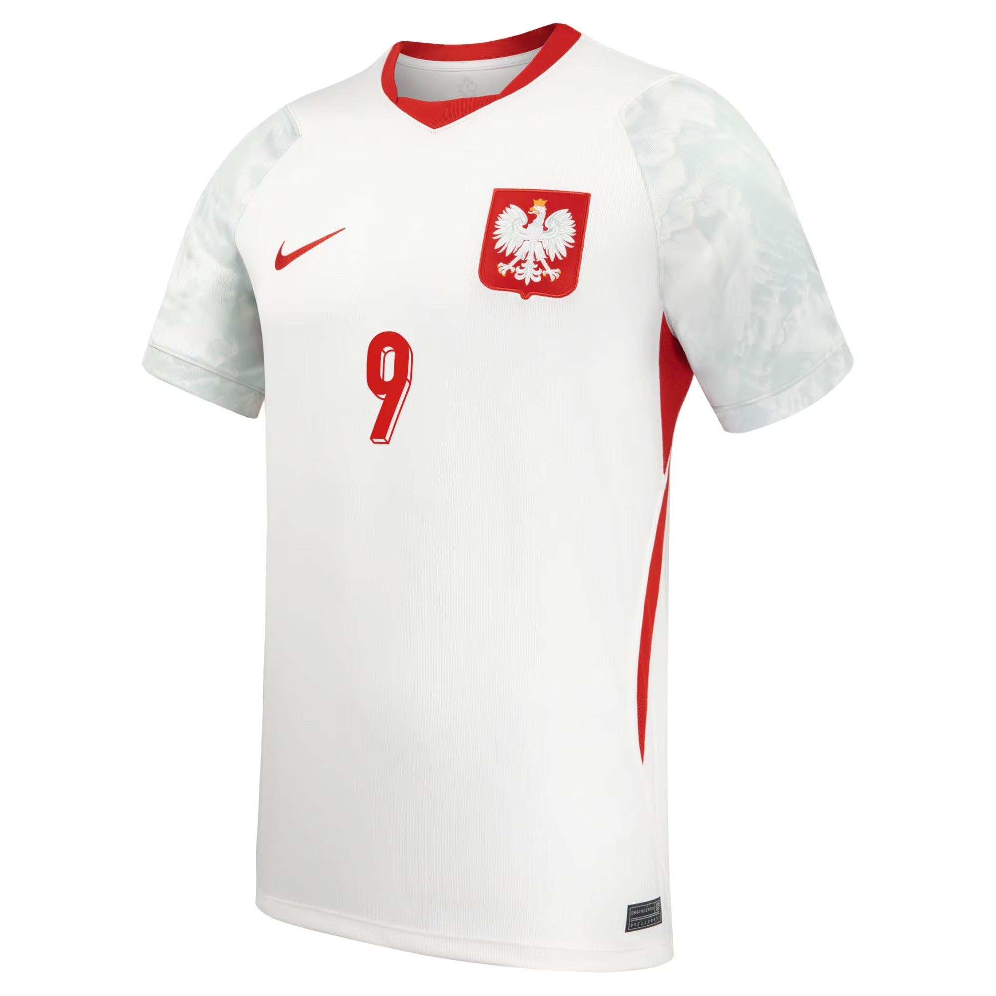 Official Robert Lewandowski Poland National Team Nike 2026 Home Stadium Replica Jersey - White