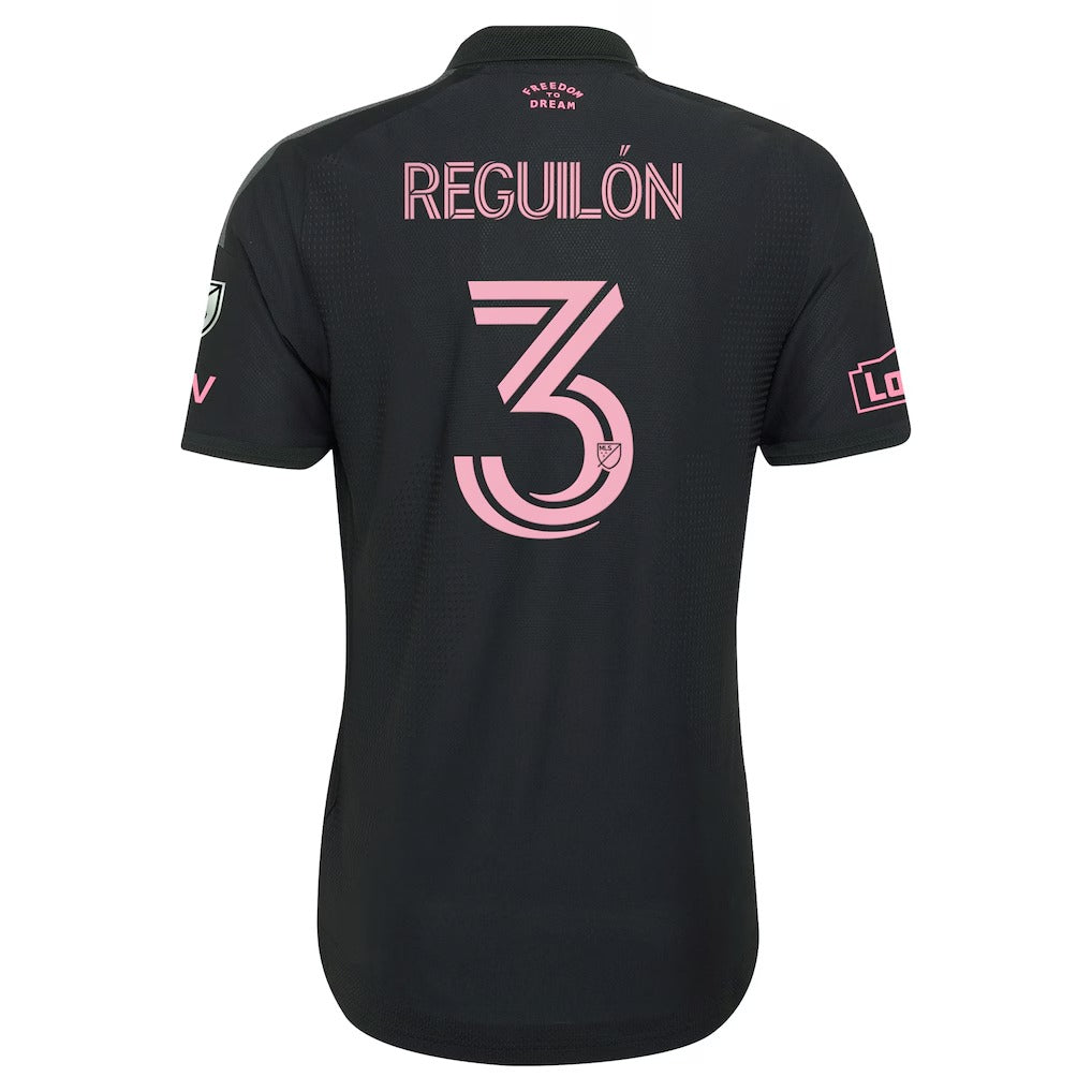 Official Sergio Reguilón Inter Miami CF 2026 On-Field Patch Adidas Jersey - Black - Jersey Teams World
