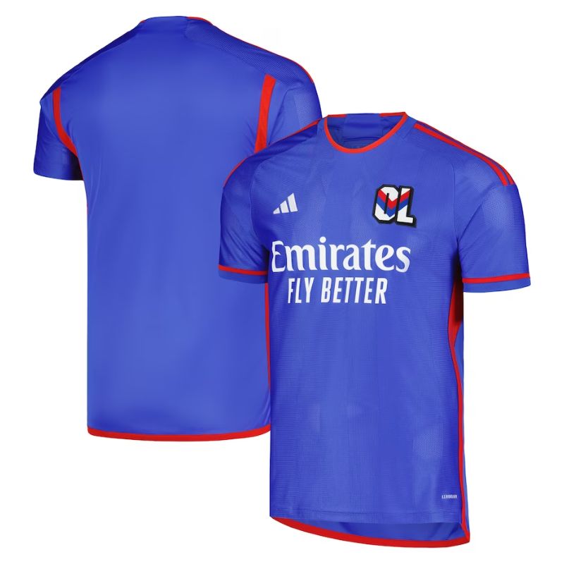 Olympique Lyonnais Shirt 2023/24 Away Custom Jersey - Blue - Jersey Teams World