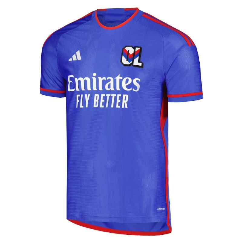 Olympique Lyonnais Shirt 2023/24 Away Custom Jersey - Blue