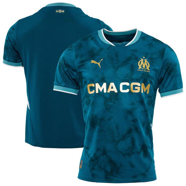 Olympique Marseille Puma 2024/25 Away Custom Jersey - Blue