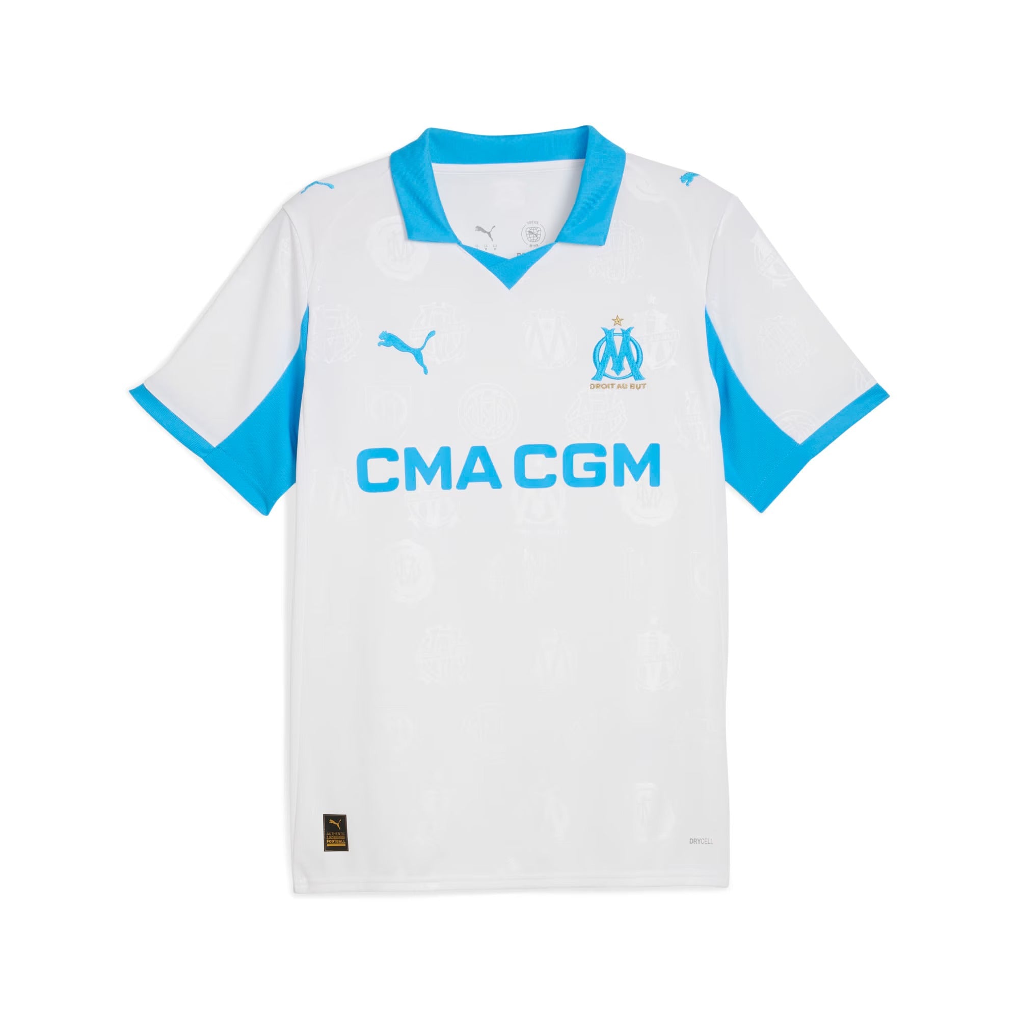 Olympique Marseille Puma 2025/26 Custom Home Jersey - White