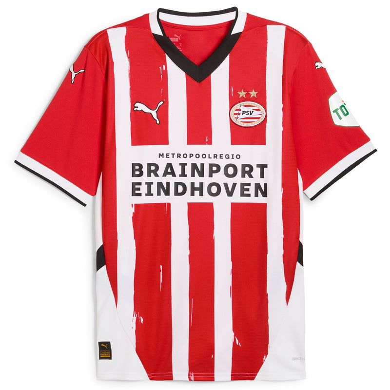 PSV Eindhoven Puma 2024/25 Home Custom Jersey - Red