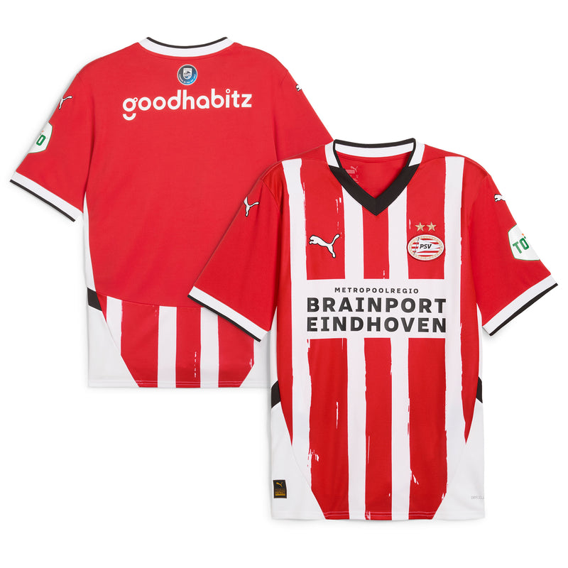 PSV Eindhoven Puma 2024/25 Home Custom Jersey - Red