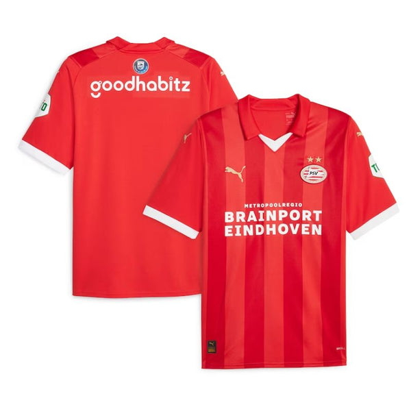 PSV Eindhoven Shirt 2023/24 Home Customized Jersey - Red