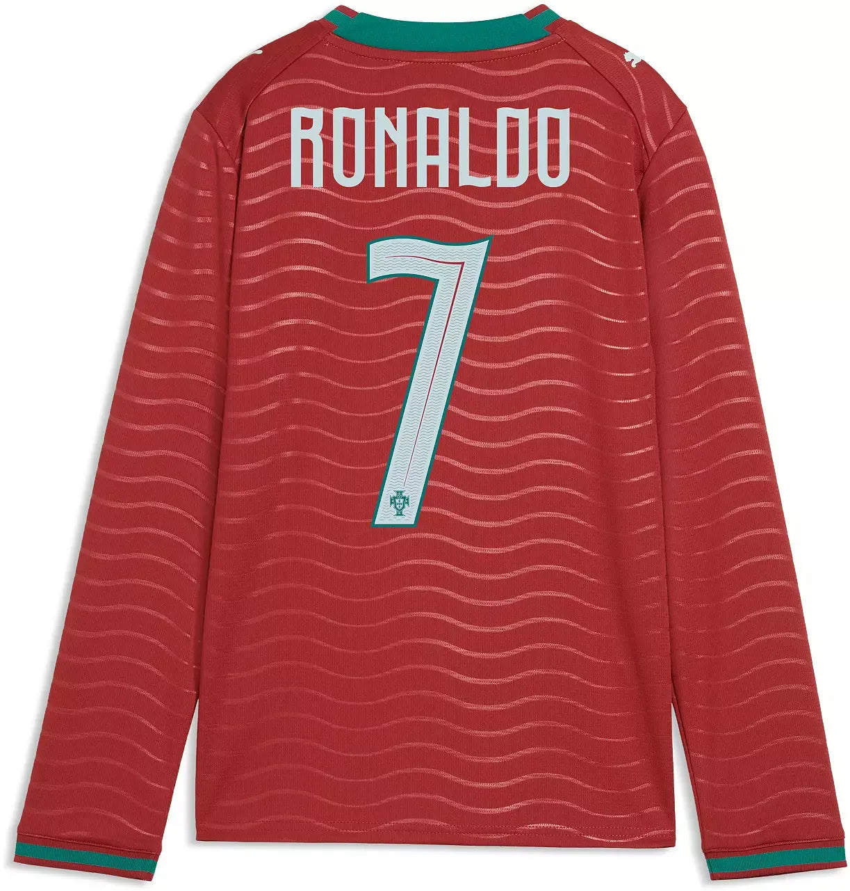 PUMA Portugal National Team 2026 Home Supporter Edition Long Sleeve Jersey – Cristiano Ronaldo #7 – Red