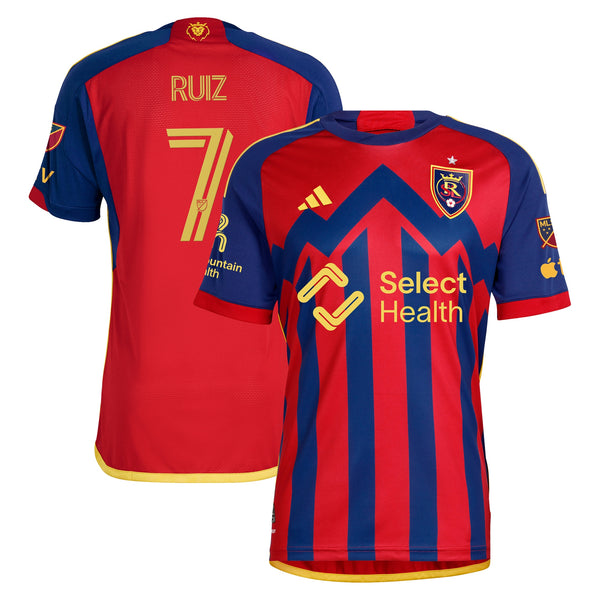 Pablo Ruiz Real Salt Lake adidas 2024 Peak Utah Player Jersey – Red