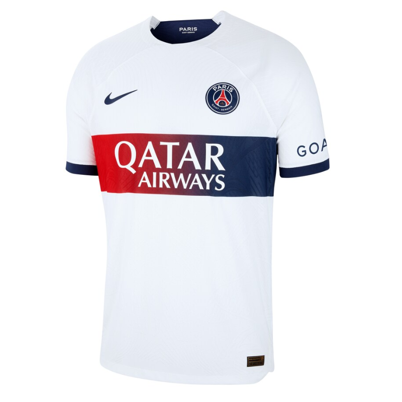 Paris Saint-Germain Away Shirt 2023-24 with Player M.Asensio 11 printing Jersey - White - Jersey Teams World