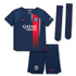 Paris Saint-Germain Home Stadium Kit 2023-24 - Little Kids with M.Asensio 11 printing - Jersey Teams World