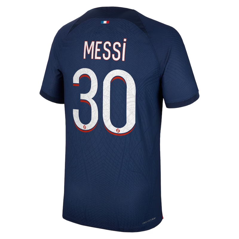 Paris Saint-Germain Team Home Shirt 2023-24 with Jersey Messi 30 printing - Blue - Jersey Teams World