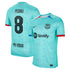 Pedri Barcelona 2023/24 Third Jersey - Aqua