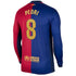 Pedri Barcelona Nike 2024/25 Home Long Sleeve Player Jersey - Royal