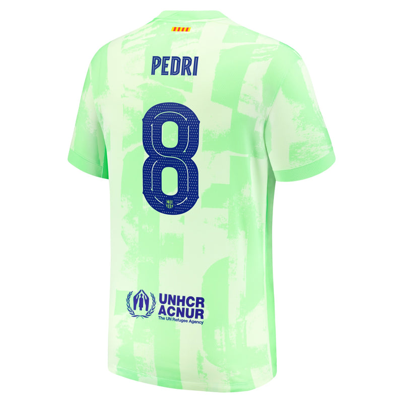 Pedri Barcelona Nike 2024/25 Third Player Jersey - Yellow