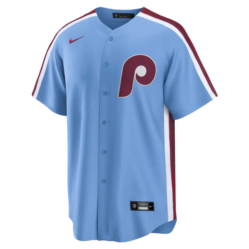 Philadelphia Phillies Team Light Blue Alternate Team Custom Jersey Unisex - Jersey Teams World