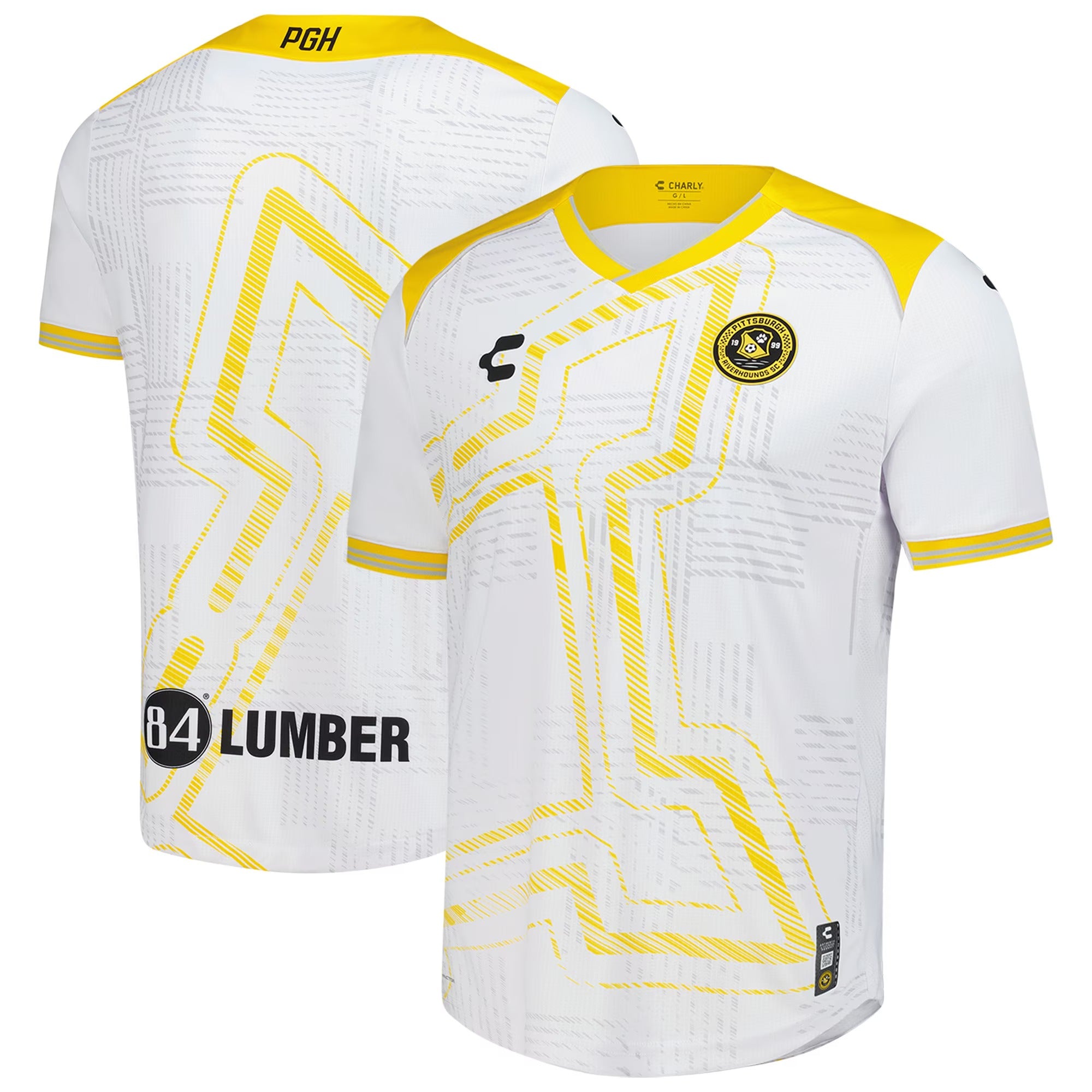 Pittsburgh Riverhounds SC Charly Third 2025/26 Authentic Jersey - White