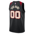 Portland Trail Blazers Unisex 2023/24 Custom Swingman Jersey - Black - City Edition