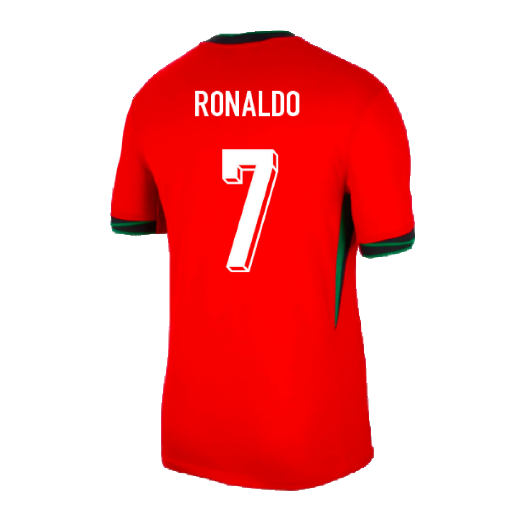 Portugal Nike Home 2024-2025 Ronaldo 7 Jersey - Red - Jersey Teams World