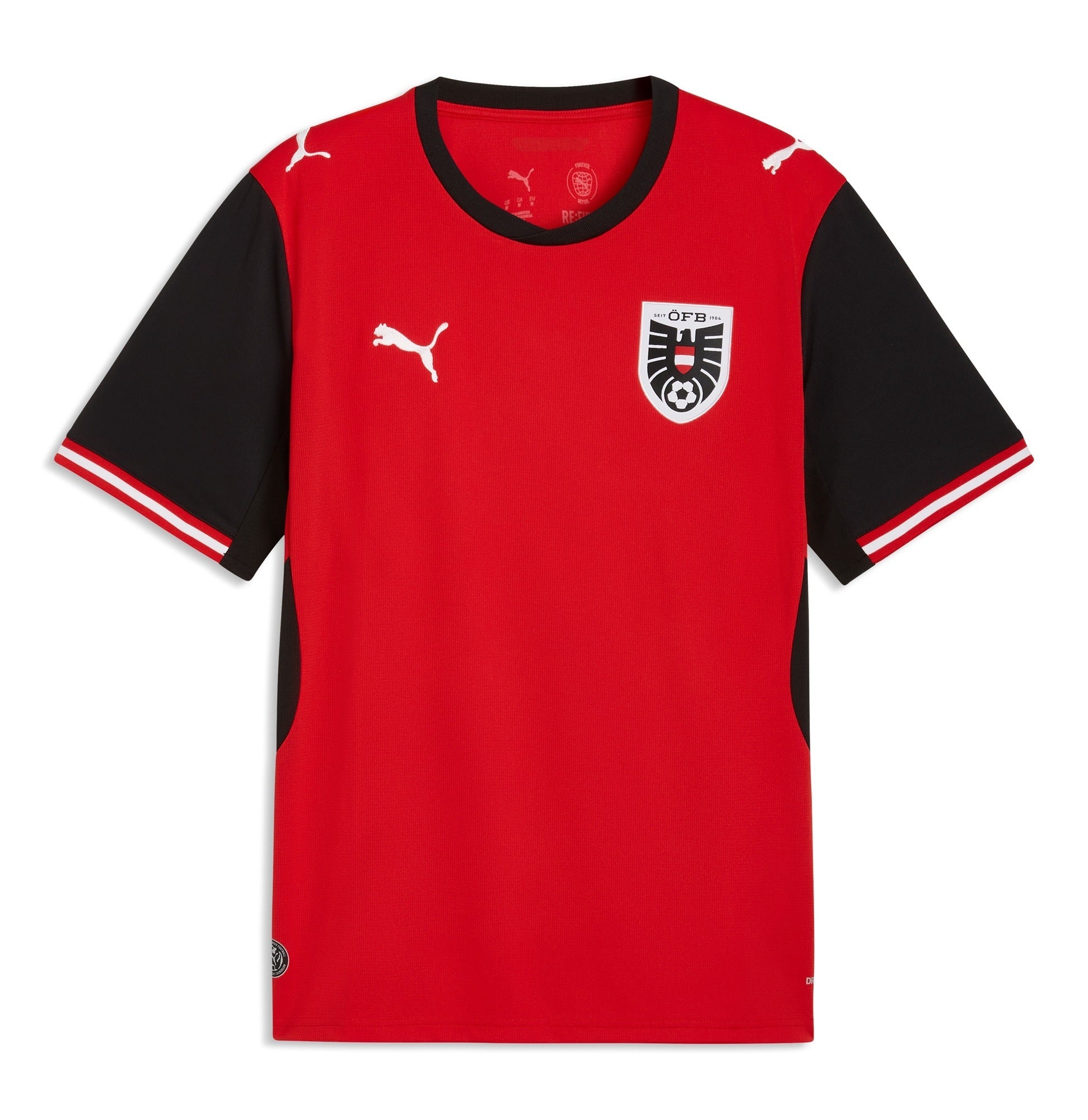 Puma Austria National Team 2026 Home Supporter Edition Jersey – Red/Black