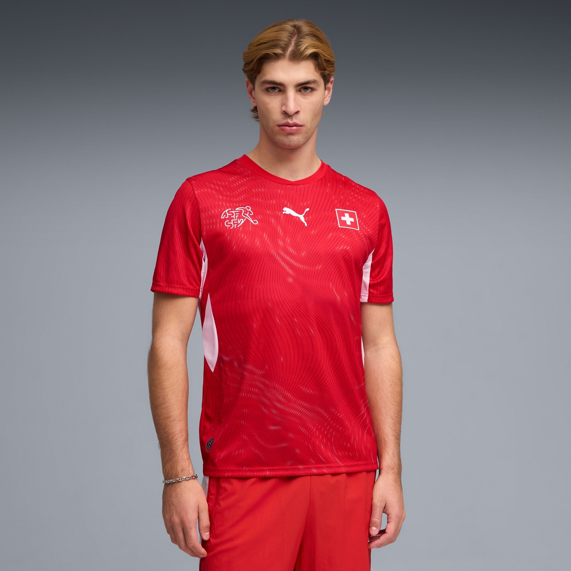 Puma Switzerland National Team 2026 Home Supporter Edition Jersey – Red/White - Jersey Teams World