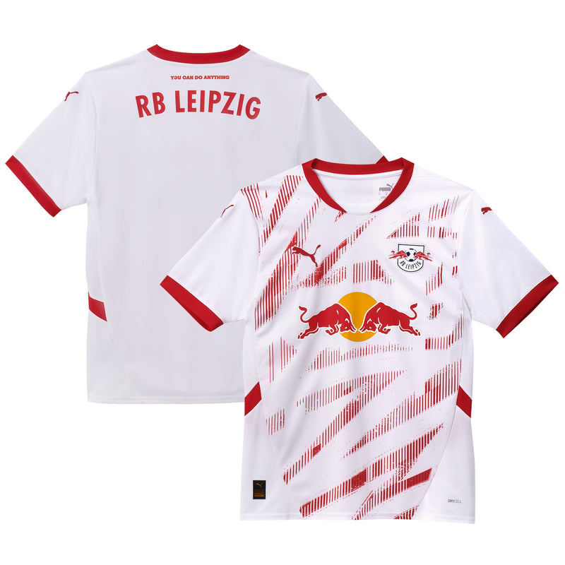 RB Leipzig Puma 2024/25 Home Custom Jersey - White