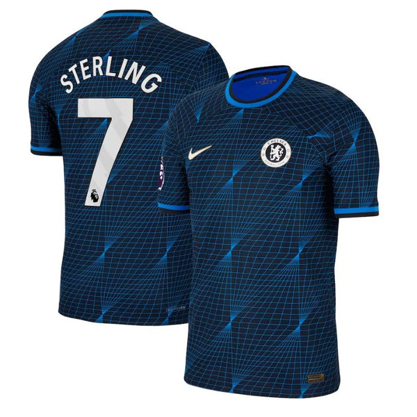 Raheem Sterling Chelsea 2023/24 Away Player Jersey - Navy