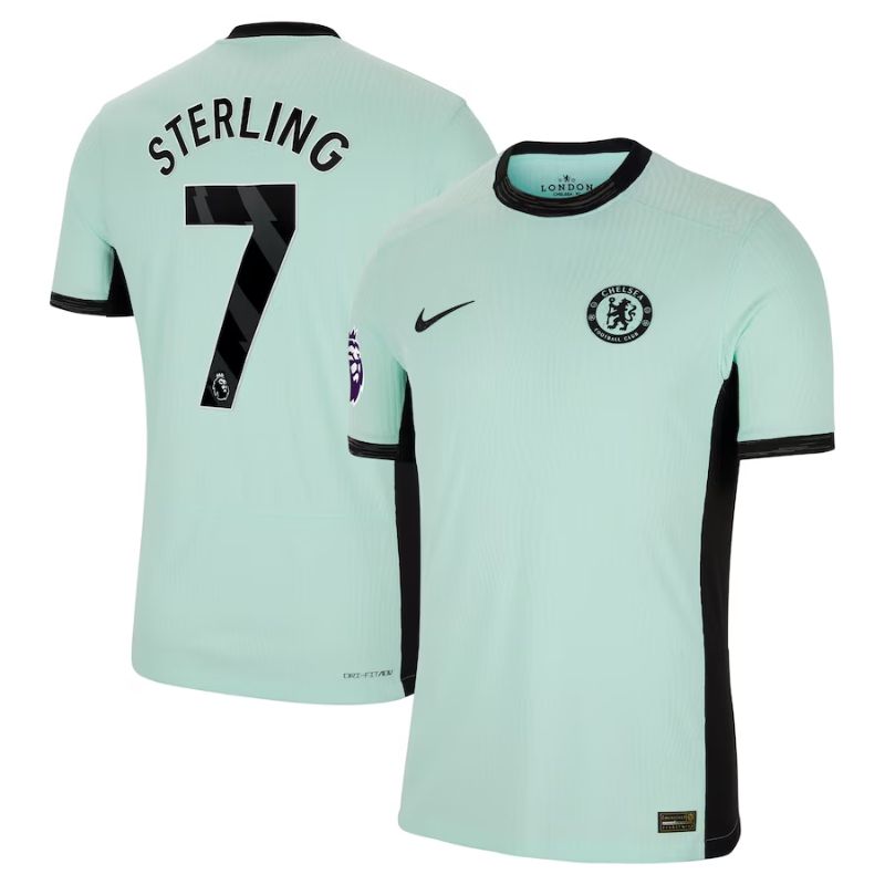 Raheem Sterling Chelsea 2023/24 Third Player Jersey - Mint - Jersey Teams World