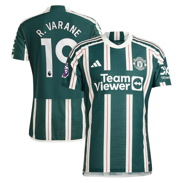 Raphael Varane Manchester United Shirt 2023/24 Away Player Jersey - Green